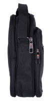 TravelN Meet Schultertasche hoch aus Spinnstoff schwarz