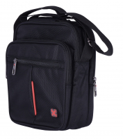 TravelN Meet Schultertasche hoch aus Spinnstoff schwarz