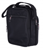 TravelN Meet Schultertasche hoch aus Spinnstoff schwarz