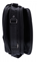 TravelN Meet Schultertasche hoch aus Spinnstoff schwarz