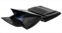 bugatti 'Nome' Hochformatbörse echt Leder RFID 10C schwarz
