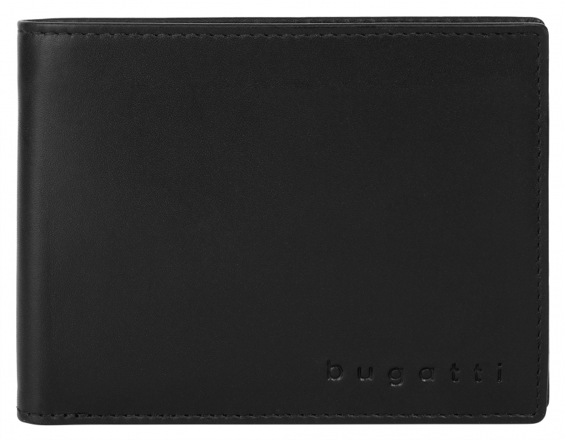 Bugatti 'Super Slim' Scheintasche Schwarz