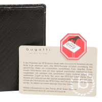 bugatti 'Comet' Scheintasche M 4C RFID-Schutz querformat black