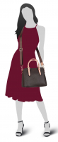 Bugatti 'Ella' Handtasche Dunkelbraun