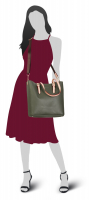 Bugatti 'Ella' Shopper Olive