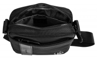 Bugatti 'Nero' Schultertasche Schwarz