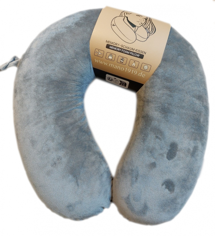 Mano Memory Schaum-Nackenkissen grey