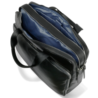 Bugatti 'Comet' Businesstasche Aktentasche groß echtes Leder schwarz