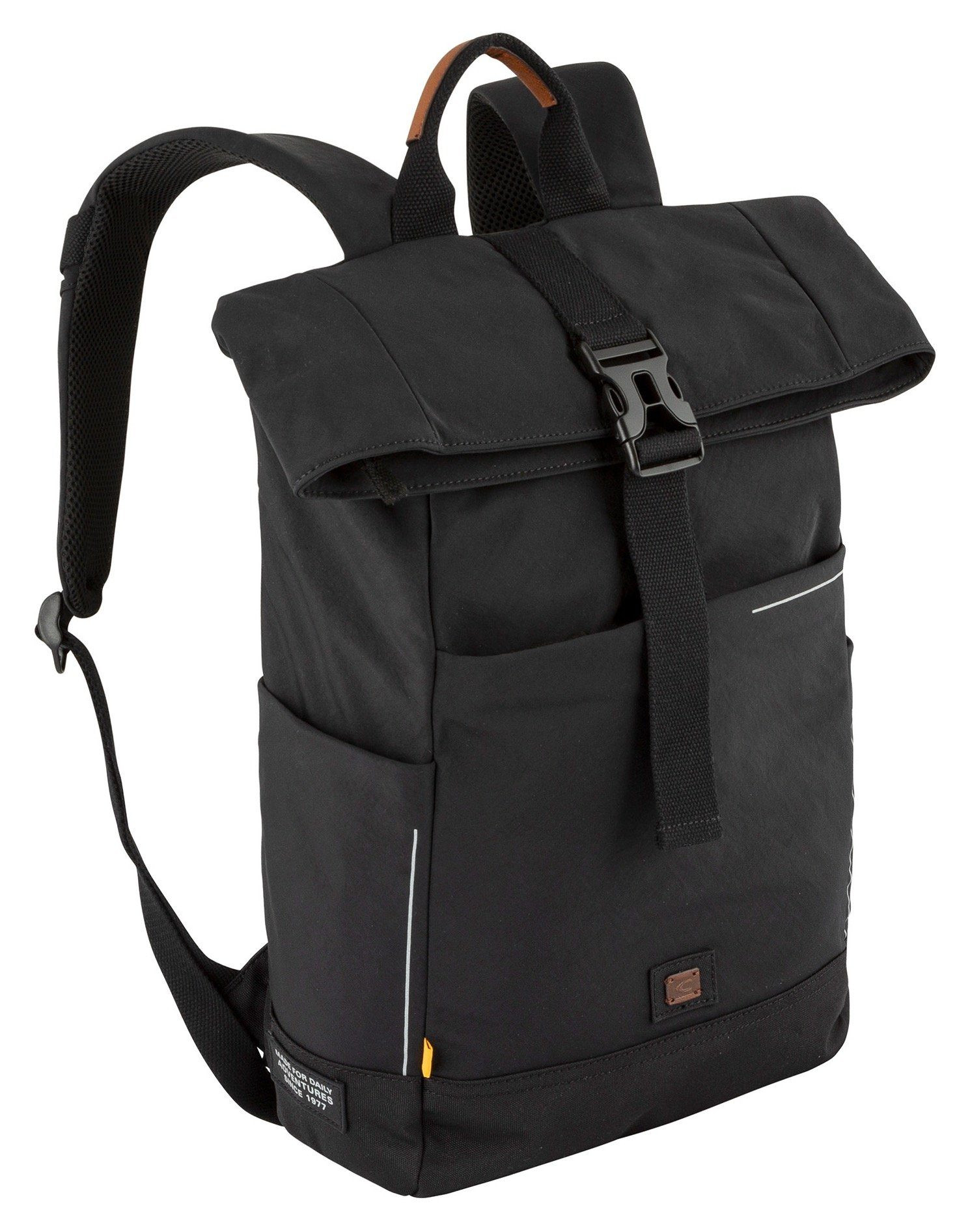 Camel active City Backpack Rucksack mit Laptopfach schwarz