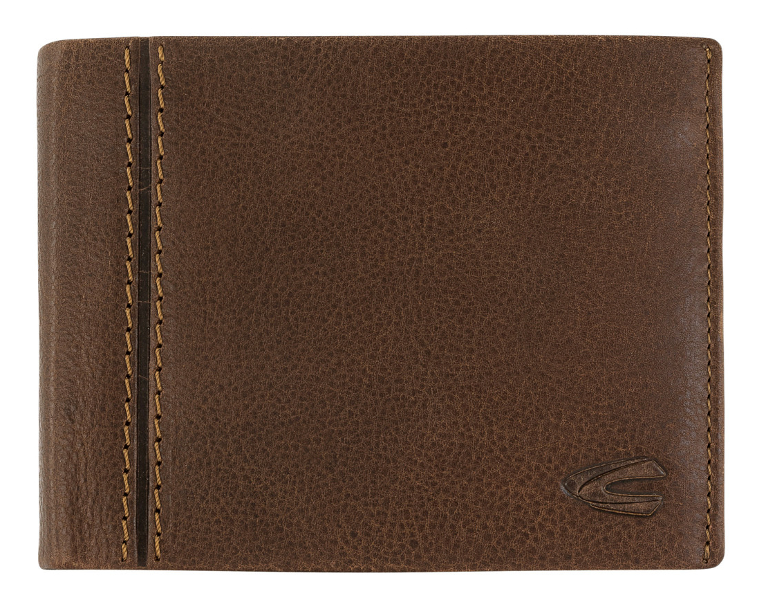 Camel active 'Bilbao' Scheintasche mit RFID-Schutz echt Leder cognac