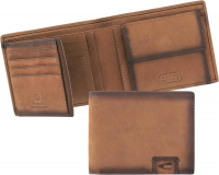 Camel active 'Dallas' Scheintasche mit RFID-Schutz echt Rindleder cognac