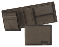 Camel active 'Dallas' Scheintasche mit RFID-Schutz echt Rindleder grey