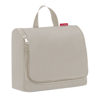 Reisenthel  'toiletbag'  XL  herringbone  sand