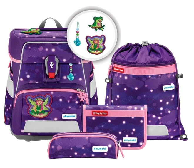 Step by Step 'Leavi Adventures of Ayuma' Space Playmobil Schulrucksack-Set. 5tlg 1250g 20l