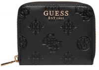 Guess 'Jena SLG' Small Zip Around Damenbörse klein Synthetik black logo