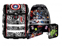 McNeill 'Avengers' Schultaschenset 5tlg Perfecto 1200g 22l