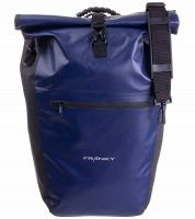 Franky Fahrradtasche mit Laptopfach wasserdicht 29l 500D PVC blau