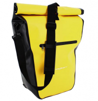 Franky Fahrradtasche mit Laptopfach wasserdicht 29l 500D PVC gelb