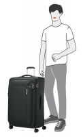 Samsonite 'Respark' 4-Rad Trolley erweiterbar 79cm 3,6kg 124/140l black sport