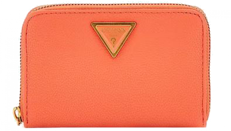 Guess ' Cosette SLG' Medium Zip Around Damenbörse mit RV orange