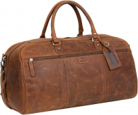 Mustang 'Finn Duffel' Weekender echt Leder cognac