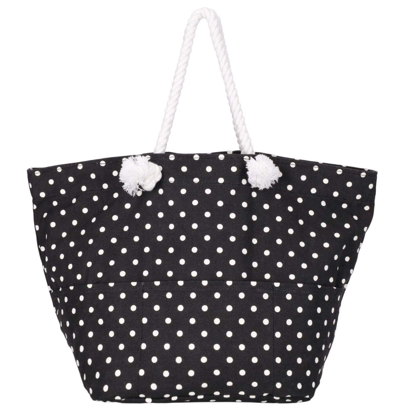 Piace Molto Clover 'Valdiia' Shopper Black white dots