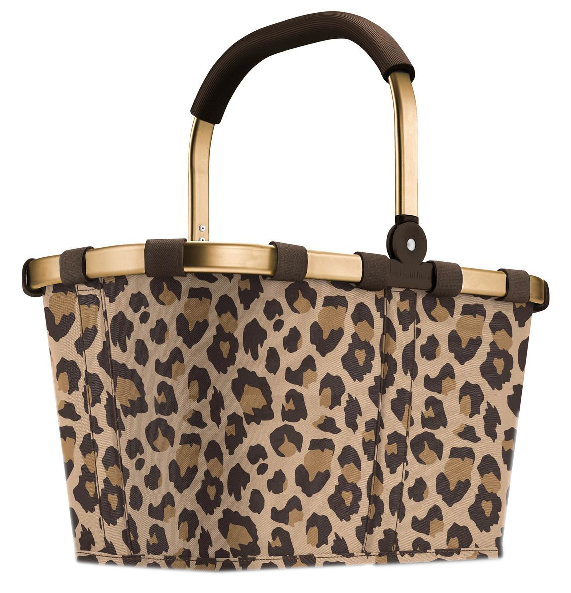 Reisenthel 'Carrybag' Einkaufskorb Alurahmen Leo Macchiato