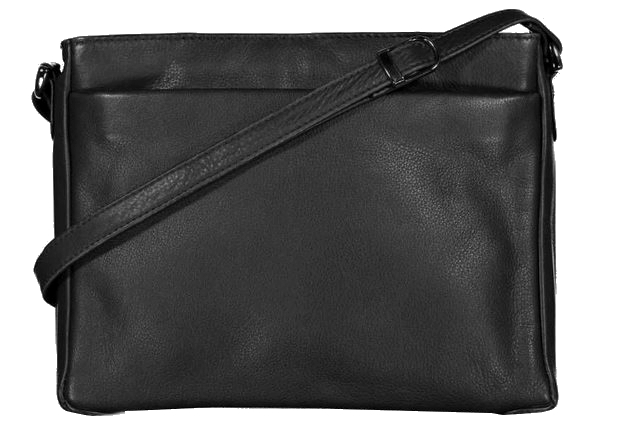 Newbags Handtasche Leder schwarz