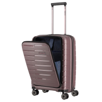 Travelite 'Air Base' 4-Rad-Bordtrolley S mit Vortasche 55cm 2,6kg 43l Flieder