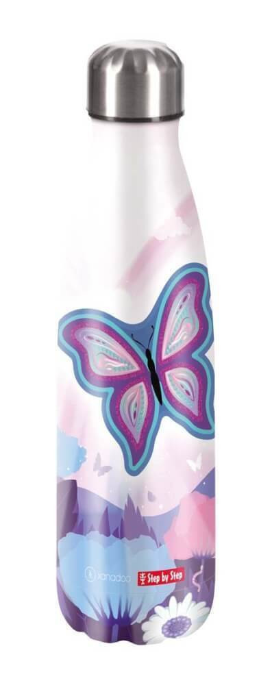 Step by Step 'Butterfly Maja' Isolierte Edelstahl-Trinkflasche 0,5l