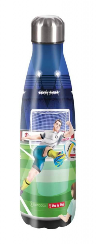 Step by Step 'Soccer Ben' Isolierte Edelstahl-Trinkflasche 0,5l