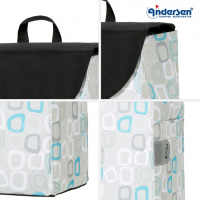 Andersen 'Scala' Shopper Caro 45l 40kg Traglast MADE in GERMANY  weiß