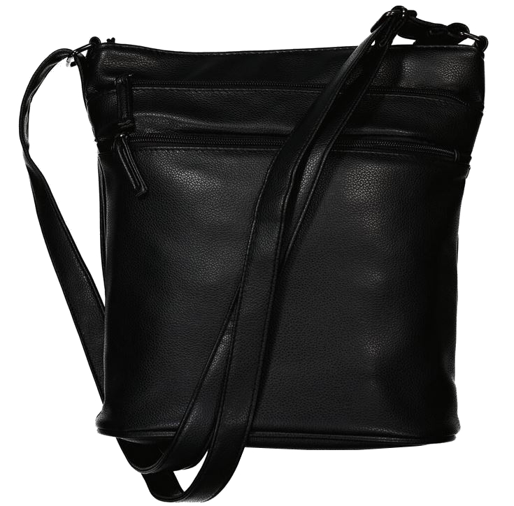 New Bags Schultertasche Riemen stufenlos verstellbar schwarz