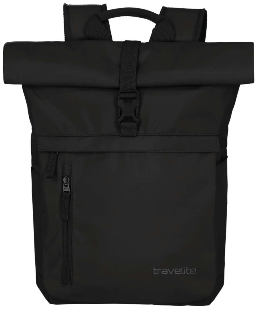 Travelite 'Basics' Rollup Rucksack 37x48x16cm 35l 0,8kg schwarz