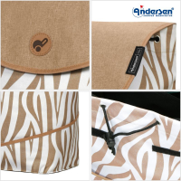 Andersen 'Tyra' Royal Shopper Treppensteiger 46l 50kg Tragkraft  MADE IN GERMANY zebra