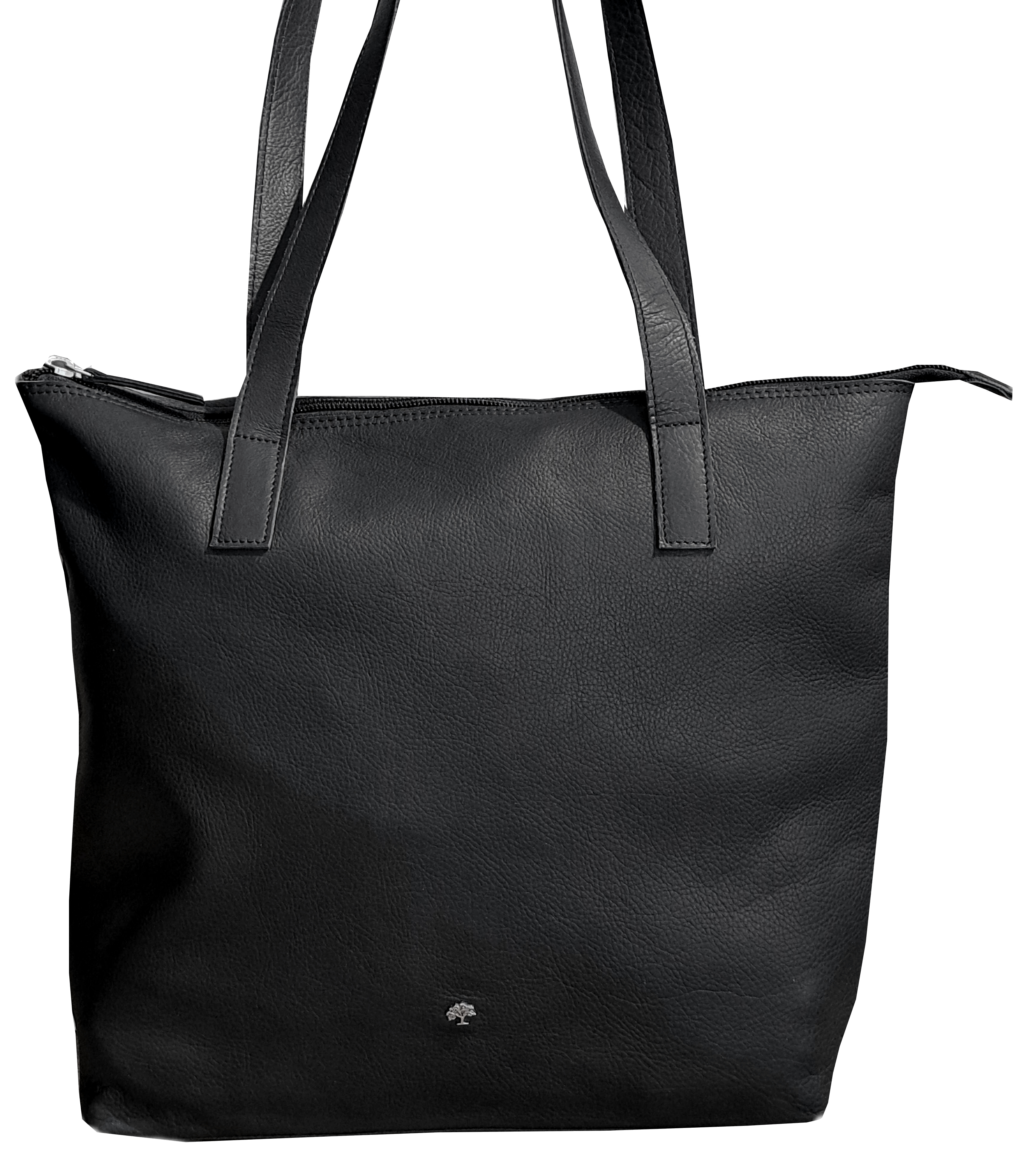Prato 'Sharad' Shopper echt Rindleder black