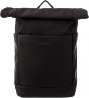 Franky Freizeit-Rucksack mit Laptopfach 15-20L aus Polyester/PU schwarz