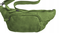 Jocorda 'Angela' Gürteltasche/Crossbag echtes, gewaschenes Leder Lime Green