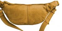 Jocorda 'Angela' Gürteltasche/Crossbag echtes, gewaschenes Leder gelb