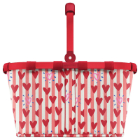 Reisenthel 'carrybag' Einkaufskorb Alurahmen Frame hearts & stripes