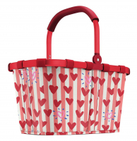 Reisenthel 'carrybag' Einkaufskorb Alurahmen Frame hearts & stripes
