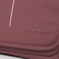 New-Rebels 'Mart' Bronx Schultertasche burgundy