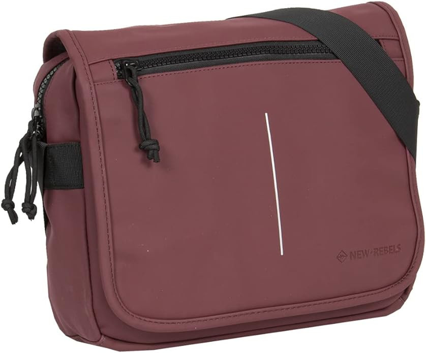 New-Rebels 'Mart' Bronx Schultertasche burgundy