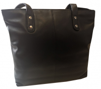 Jocorda 'Valentine' Shopper, echtes Leder schwarz