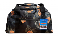 Franky Reisetasche M mit Naßfach aufsteckbar 50cm dark flower