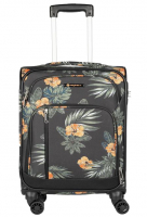 Franky Weichgepäck 4 Rad-Trolley S 55 cm 2,3 kg dark flower