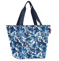 Reisenthel 'shopper M' 15l flora blue