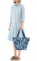 Reisenthel 'shopper M' 15l flora blue
