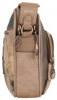 Anekke 'Hollywood' Schultertasche 2Hauptreißverschlüsse braun