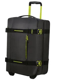American Tourister 'Urban Track' Duffle/WH S Coated 2,6kg 55L black/lime